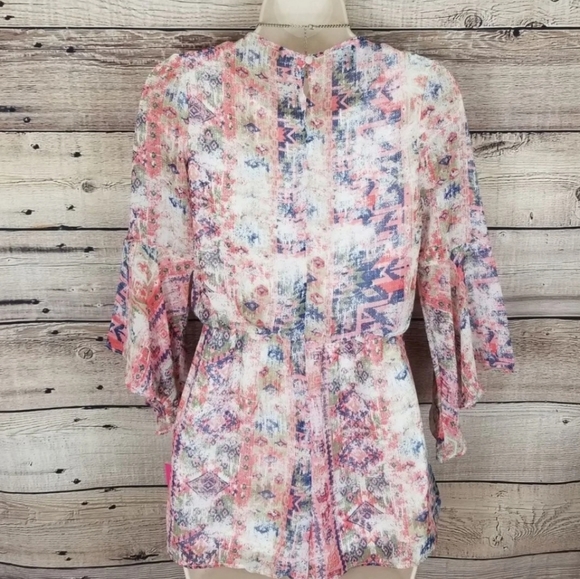 A.byer aztec/boho romper - Picture 6 of 6